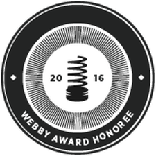 Webby Award Honoree, 2016